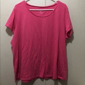 plain pink t-shirt